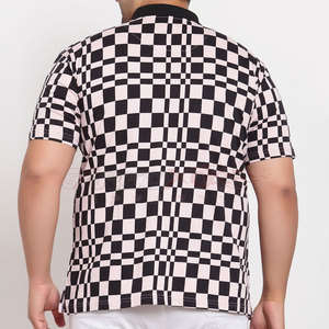 Camiseta Polo de gran tamaño para hombre con hombros caídos y Cuello clásico para un aspecto relajado de todos los días, camiseta Polo de calle de gran tamaño para hombre - Product Image 6