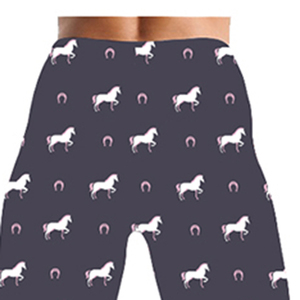 Leggings taille moyenne personnalisés de couleur unie Pantalons à la mode en élasthanne/polyester respirants et écologiques - Product Image 6