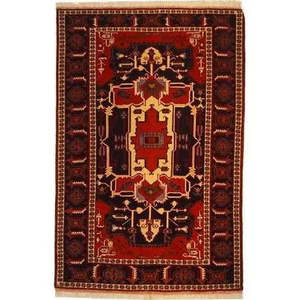 Alfombra persa Mashad única de su tipo, 6'0 x 4'3 - Product Image 1
