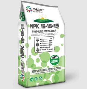 Venta al por mayor NPK 15-15-15 Granular NPK 1515 15 Fertilizante compuesto Agricultura Precios 50kg Bolsas - Product Image 2