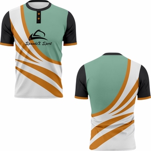 เสื้อเบสบอลแบบมีกระดุม 2 เม็ด ระบายอากาศได้ดี ไซส์ใหญ่ คุณภาพสูง สั่งทำได้ ขายส่ง แบบยูนิเซ็กซ์ พิมพ์ลายแบบซับลิเมชั่น โพลีเอสเตอร์ 100% - Product Image 6