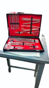 Juego de instrumentos post-mortem/Kit de autopsia/disección Anatomía 19 piezas envío gratis - Product Image 2