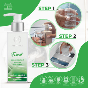 Aromatika Forest Perfume Concentrado para Ropa 200ml, Suavizante Líquido con 25%-45% de Ingredientes Activos para Ropa y Ropa de Cama - Product Image 3