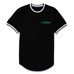 Custom Blank T <b>Shirt</b> for Men <b>100</b>%Cotton <b>Polyester</b> Heavy Weight Ringer T-<b>shirt</b> Loose fit Sleeve Round Neck Casual Wear Ringer - Product Image 5