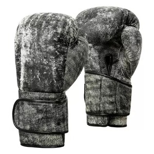 Guantes de boxeo de combate profesionales, guantes de boxeo de cuero paquistaní con logo personalizado - Product Image 5