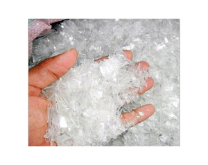 Botella de PET de calidad fresca, copos de chatarra, lavado en caliente, transparente, grado de moldeo en caliente, suministro de fábrica para mascotas y fibra, precio barato - Product Image 2