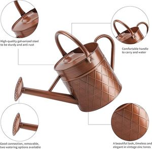 Élégance intemporelle L'arrosoir en métal pour votre jardin Arrosoir en métal robuste pour toutes les saisons - Product Image 2