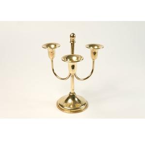 Candelabro Tradicional de Latón |   Portavelas de hormigón hecho a mano, decoración india para el hogar, único. - Product Image 1