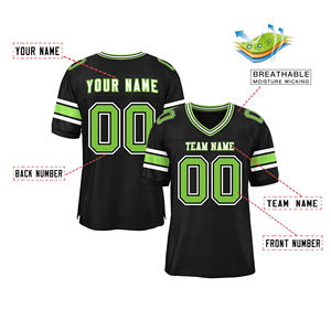 Camiseta de Fútbol Americano Unisex para Adultos, Transpirable, de Poliéster, con Colores y Números de Equipo Personalizados, Talla Grande - Product Image 2