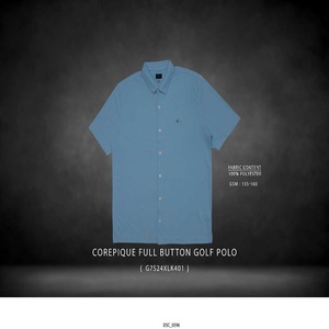 T-shirt polo pour homme Indian Sellers 100% Cotton with Polyester performance polo shirt pour l'entraînement évacuation de l'humidité manches longues - Product Image 5