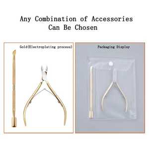 Ciseaux à cuticules personnalisés professionnels avec lame incurvée pour manucure pédicure pince à ongles et poussoir soins pour bébé en acier inoxydable - Product Image 6