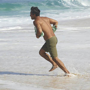 Oferta de Verano: Conjunto de Dos Piezas para Hombre, Camiseta de Manga Corta + Pantalones Cortos, Cuello Camisero, Color Sólido, Estilo Casual Holgado - Product Image 5