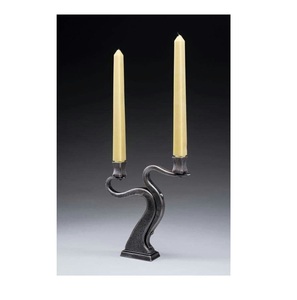 Bougeoir en aluminium plaqué or de qualité supérieure pour les décorations de la maison et l'éclairage de Noël - Product Image 2
