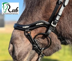 Brida de Carreras de Caballos en inglés, sillín de cuero duradero de doble costura, sillines indios de calidad para montar a caballo - Product Image 2