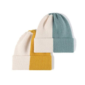 Gorros de acrílico impermeables a la moda Unisex al por mayor cálidos suaves y acogedores sombreros de invierno con estilo cómodo moda temporada fría - Product Image 1