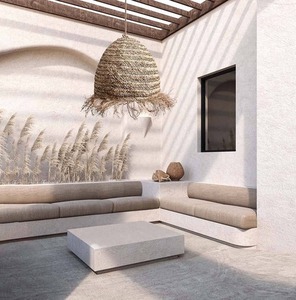 จี้หญ้าทะเลแบบกระซิบโคมไฟตกแต่งด้วยมือที่ได้แรงบันดาลใจจากชายฝั่งสำหรับการตกแต่งภายในที่หรูหราและเป็นธรรมชาติ - Product Image 2