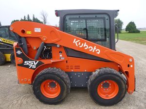 2024 Kubota รถตักขนาดเล็ก SSV75ลื่นไถลโดยมีพิกัด5ตันพร้อมส่วนประกอบแกนแบริ่ง - Product Image 6