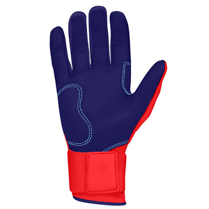 Vente en gros de gants de batteur de baseball personnalisés, poignets longs, cuir de sublimation, gants de sport pour adultes BBG-0009 - Product Image 2