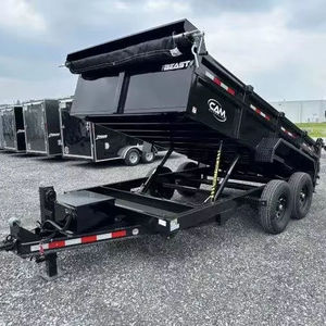 Factory Price Dumping <b>Trailer</b> for Tractor Hot Sale Hydraulic Farm Tipping <b>Trailer</b> for Agricultural Transport at Wholesale Price - Product Image 1