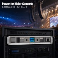 Amplificateur de puissance numérique de classe D GaN à 2 canaux FFR AUDIO D3500