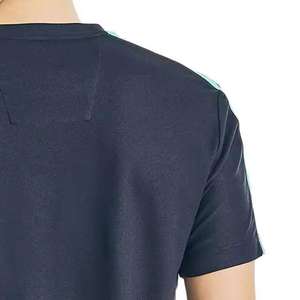 Camiseta de cuello redondo de corte Regular para hombre, Camiseta lisa de algodón 100%, Camiseta ajustada con logotipo bordado personalizado para hombre - Product Image 5