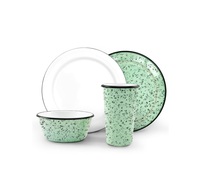 Juego de vajilla de diseño personalizado con esmalte de buena calidad, cuencos para servir, platos para servir, ensaladas, para el hogar, cocina y restaurante