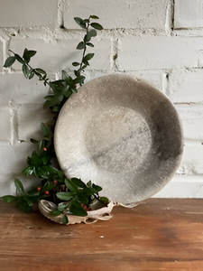 ชามหินทำมือ แกะสลักด้วยมือ สไตล์เรียบง่าย ชามแป้ง ลุคโบราณ จานหินธรรมชาติ ขายส่งจากโรงงานโดยตรง - Product Image 6