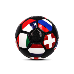 Custom <b>Mini</b> Flag Soccer <b>Ball</b> Machine Stitched Soft Sponge Backing Durable Rubber Bladder Ideal for Promotions Giveaways & Gifts - Product Image 2