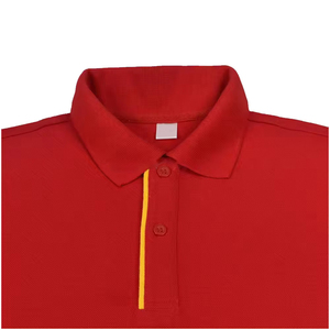 เสื้อโปโลและเสื้อยืดกอล์ฟสำหรับผู้ชายเสื้อโปโลใส่ได้ทั้งชายและหญิงสีทึบมีโลโก้ตามสั่ง - Product Image 6