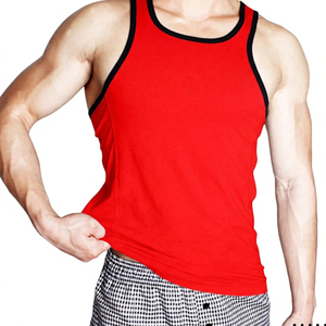 เสื้อกล้ามฟิตเนสผู้ชายไซส์ใหญ่ ผ้าริบ ทรงลำลอง สำหรับเล่นกล้าม โยคะ ระบายอากาศได้ดี เสื้อยืดแขนกุด เสื้อกล้ามโชว์กล้าม - Product Image 5