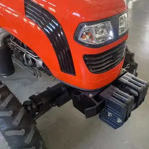 Ty lüks turuncu 25HP 35HP 40HP 50HP bahçe çim çiftlik mini EPA geniş lastik kabin ısıtmalı pulluk pulluk Deere farrow traktör gibi