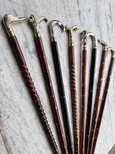Canne de marche en bois de qualité supérieure, fabriquée à la main, avec poignée en bois - Product Image 2
