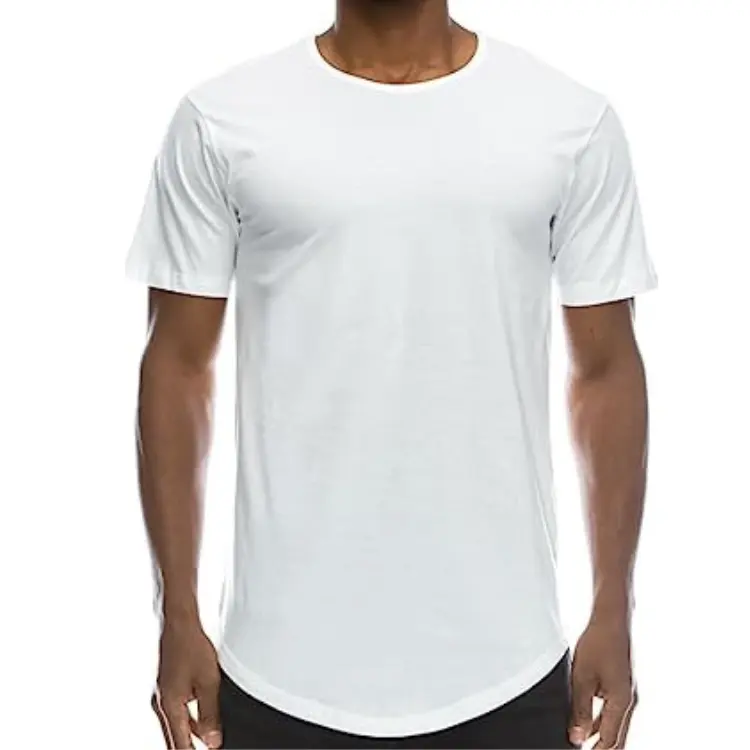 Personalizado hombres gimnasio secado rápido transpirable Slim Fit gimnasio Nylon Spandex suave algodón inferior camisa manga corta hombres camisetas