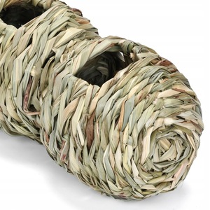 บ้านนกขนาดเล็กแขวนสำหรับสัตว์เลี้ยงบ้านนกรังนกบ้านนกธรรมชาติสานด้วยมือกลางแจ้ง - Product Image 5