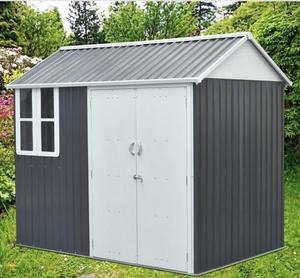 Eden 4600 Cottage Style PATIO STORAGE SHED 6'x8'x7' outdoor metal garden shed with window