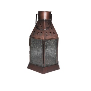 New Garden Decorative Tall Iron <b>Lantern</b> With Brown Antique Plated Wall Handing Candle Holder <b>Lamps</b> - Product Image 5