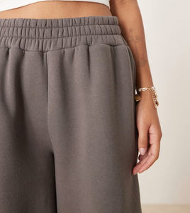 Pantalons de survêtement surdimensionnés décontractés d'hiver pour femmes Baggy jambe large personnalisé DTG imprimé Logo Streetwear avec décoration en dentelle - Product Image 4