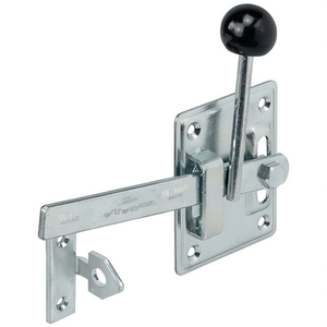 Loquet de portail de sécurité VORMANN bleu zingué droit/gauche H100xL80xP2mm - Product Image 3