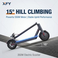 Trottinette électrique OEM à production rapide en 5 jours, 350W, pour adultes, avec plancher lumineux LED, contrôle intelligent par application, impression de logo laser