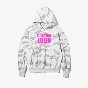 Sudadera de camuflaje personalizada para hombre con capucha de punto de rizo impermeable 100% algodón ropa de invierno Sudadera con capucha para hombre 2025 - Product Image 3