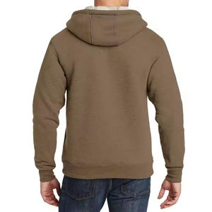 Bajo MOQ Hombres Sudaderas con cremallera 100% Material de algodón Ropa ligera Fabricación Logotipo personalizado Servicio OEM disponible - Product Image 2
