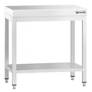 โต๊ะกลางสแตนเลสเชิงพาณิชย์ PREMIUM - 800x600 มม. - พร้อมชั้นวางด้านล่าง - Product Image 5