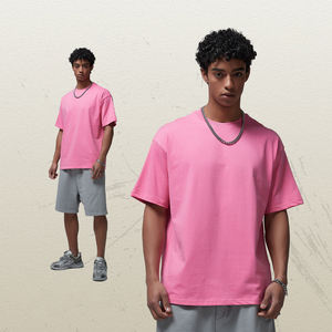 Camiseta de Trabajo para Hombre al por Mayor, 100% Algodón, Cuello Redondo, Casual, Holgada, Manga Corta, Transpirable, Ecológica, Antiarrugas - Product Image 5