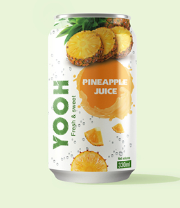 Jus d'ananas 100% pur YOOH de haute qualité, prêt à boire, en boîte, emballage en vrac, purée naturelle fraîchement pressée, saveur naturelle, export, vente en gros - Product Image 2