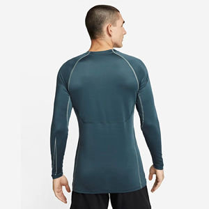 <b>Mens</b> Compression T-shirt Running Clothes Quick Dry Athletic Gym Workout Shirt Slim Fit Training Top Fitness <b>Base</b> <b>Layer</b> - Product Image 2