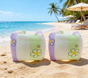 2Pcs Swimming Arm <b>Floats</b> PVC <b>Inflatable</b> Pool Water Floating Rings Arm Sleeves Adults Water Sports Beach Summer Party - Product Image 4