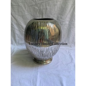Fancy High Grade Quality Gold Plated <b>Large</b> Hammered Unique Designer Home & Hotel Fancy Designer Stylish Flooring Pots & <b>Planters</b> - Product Image 6
