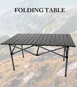 Mesa de camping portátil de aluminio ultraligera estilo de diseño moderno plegable para mesa de picnic de playa al aire libre - Product Image 3