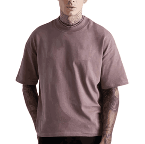 100% cotton 230GSM Drop Shoulder T-Shirt oversize Short Sleeve <b>brand</b> premium plain 100% cotton men's t-shirt with custom <b>design</b> - Product Image 2