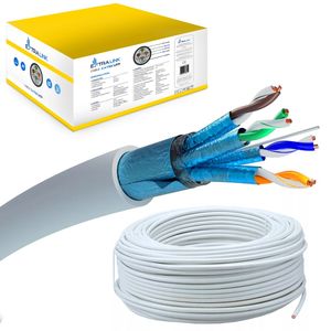 Cable de Red Interno de Par Trenzado CAT6A FTP (F/FTP) V2 de Extralink, 500M LSZH - Product Image 1